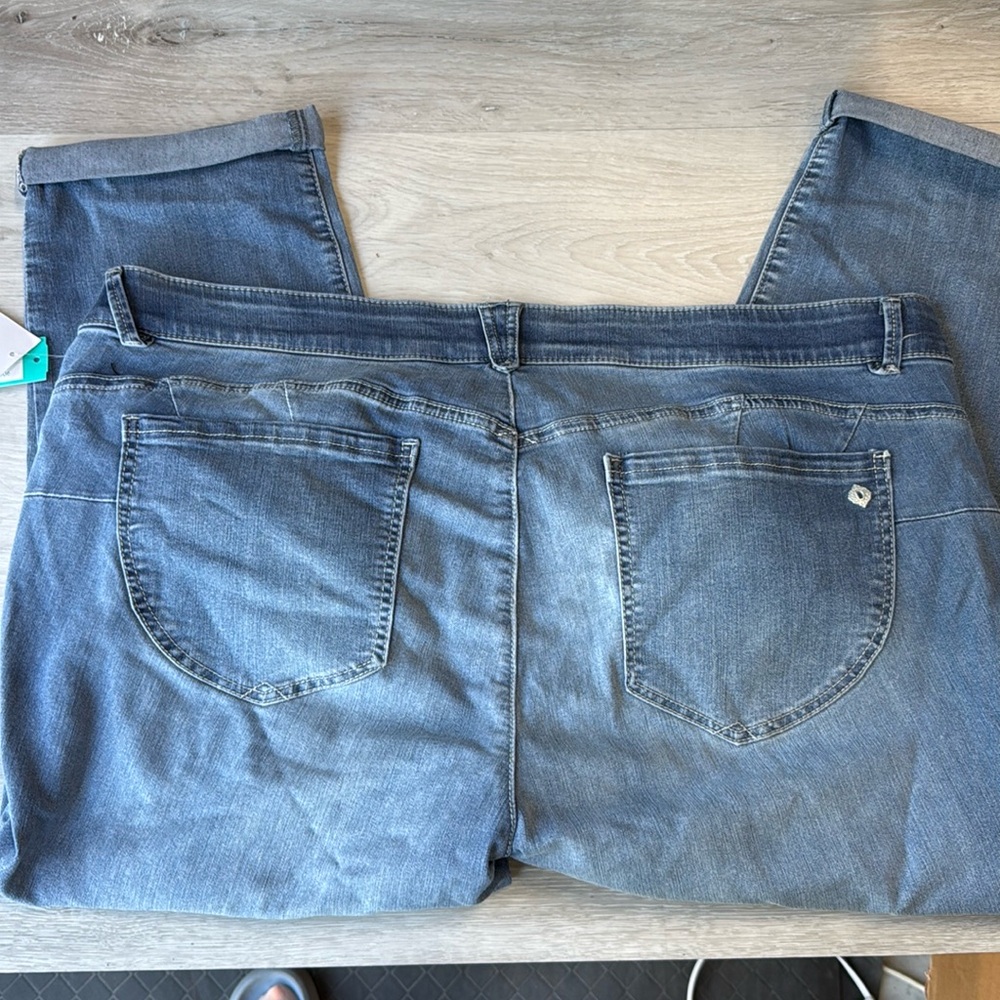 Democracy Karessa Ab Solution Capri Skinny Jean Indigo 24W STITCH FIX NWT - Picture 8 of 8